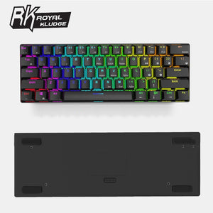 Ergonomic bluetooth Wired Dual Gaming Keyboard