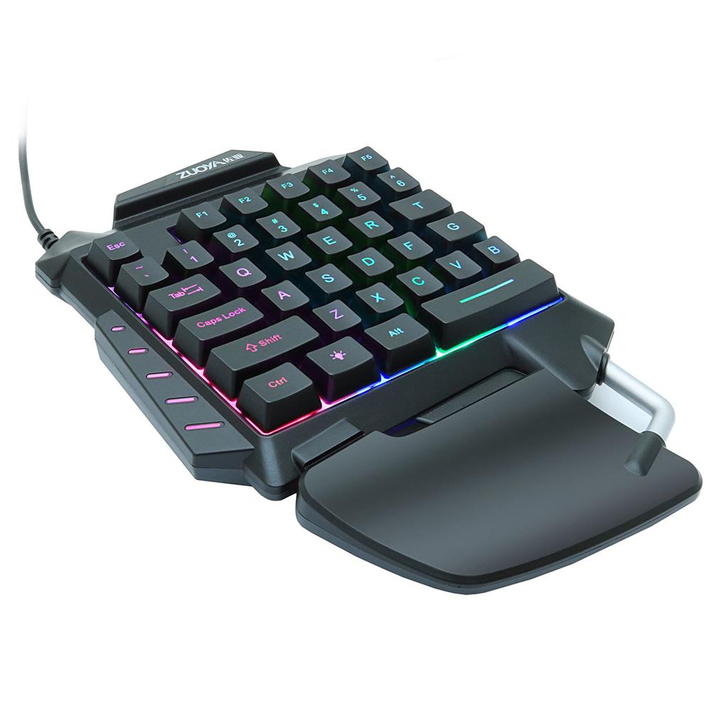 Single Handed Gaming Membrane keyboard