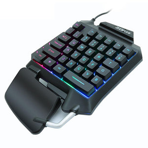 Single Handed Gaming Membrane keyboard