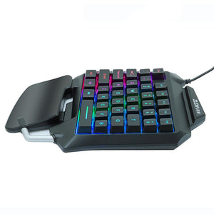 Single Handed Gaming Membrane keyboard