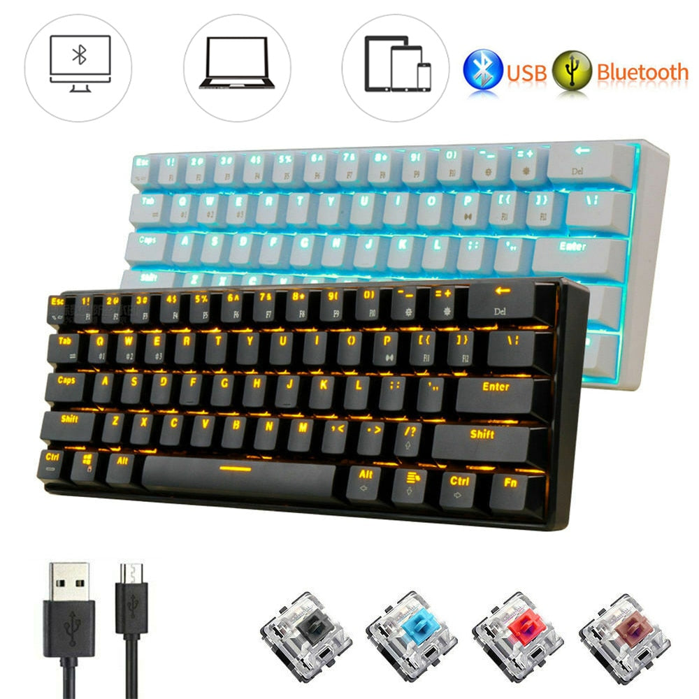 Wireless USB Mechanical Gaming Keyboard