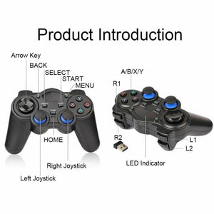 Wireless Gamepad Game Controller Joystick