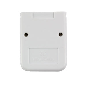 Practical White Memory Card For Nintendo Wii Gamecube