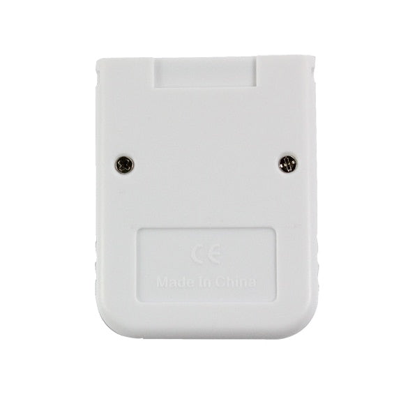 Practical White Memory Card For Nintendo Wii Gamecube