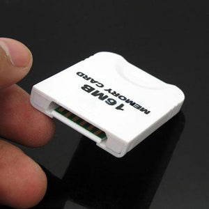 Practical White Memory Card For Nintendo Wii Gamecube