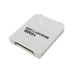 Practical White Memory Card For Nintendo Wii Gamecube